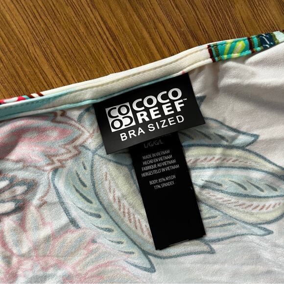 Coco Reef Adorn Printed Tiered Cover Up Swim dress multicolor - L - Picture 11 of 13